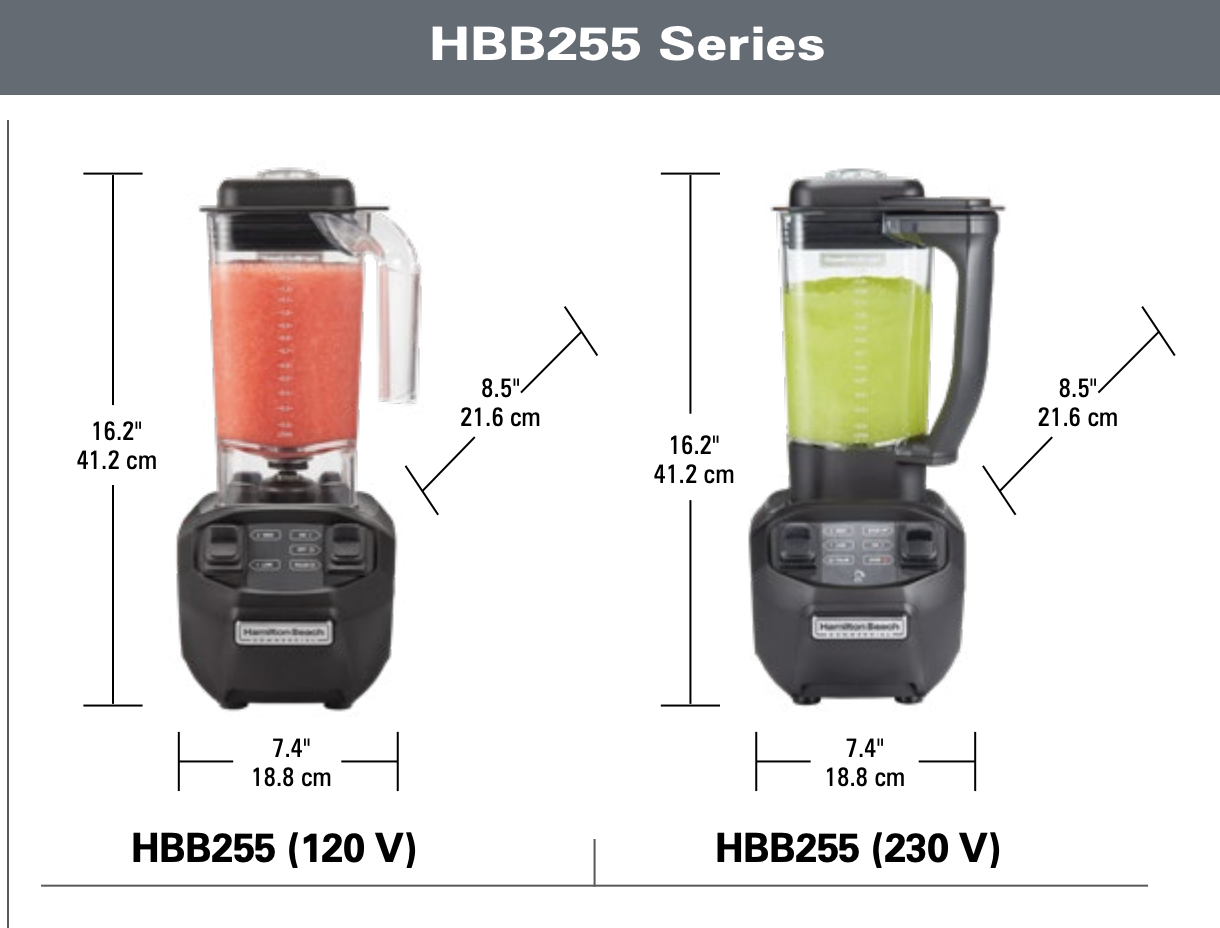 Hamilton Beach HBB255 Rio Commercial Bar Blender - Image 2