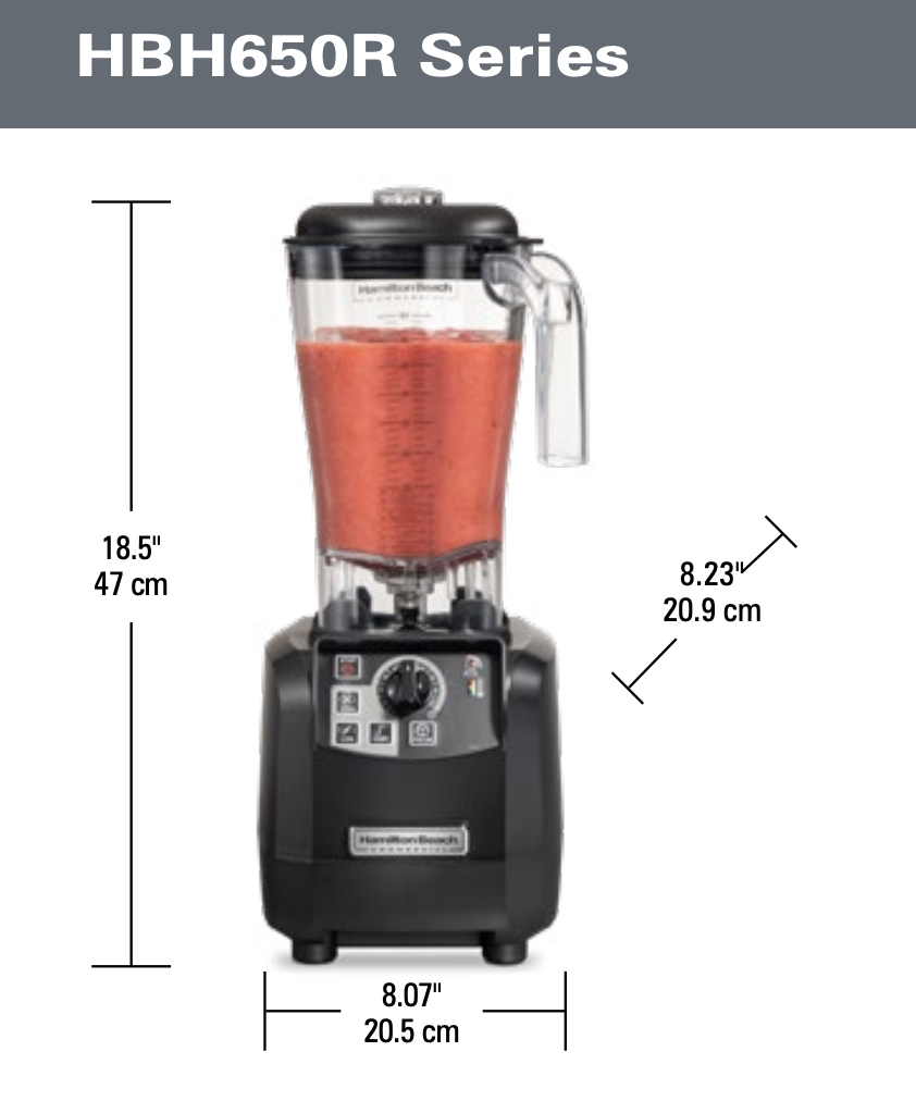 Hamilton Beach HBH650R Tempest Commercial Bar Blender - Image 2