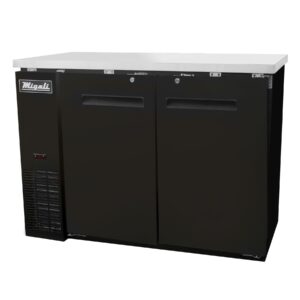 48″ Solid Door Back Bar Refrigerator Migali