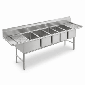 John Boos 4-Compartment Underbar Sink