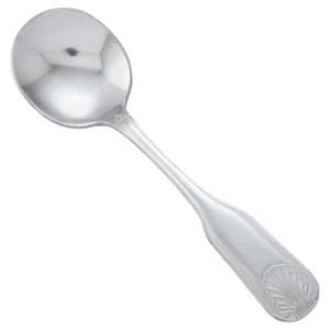 Winco 0006-04 Toulouse Bouillon Spoon, 6-3/8"