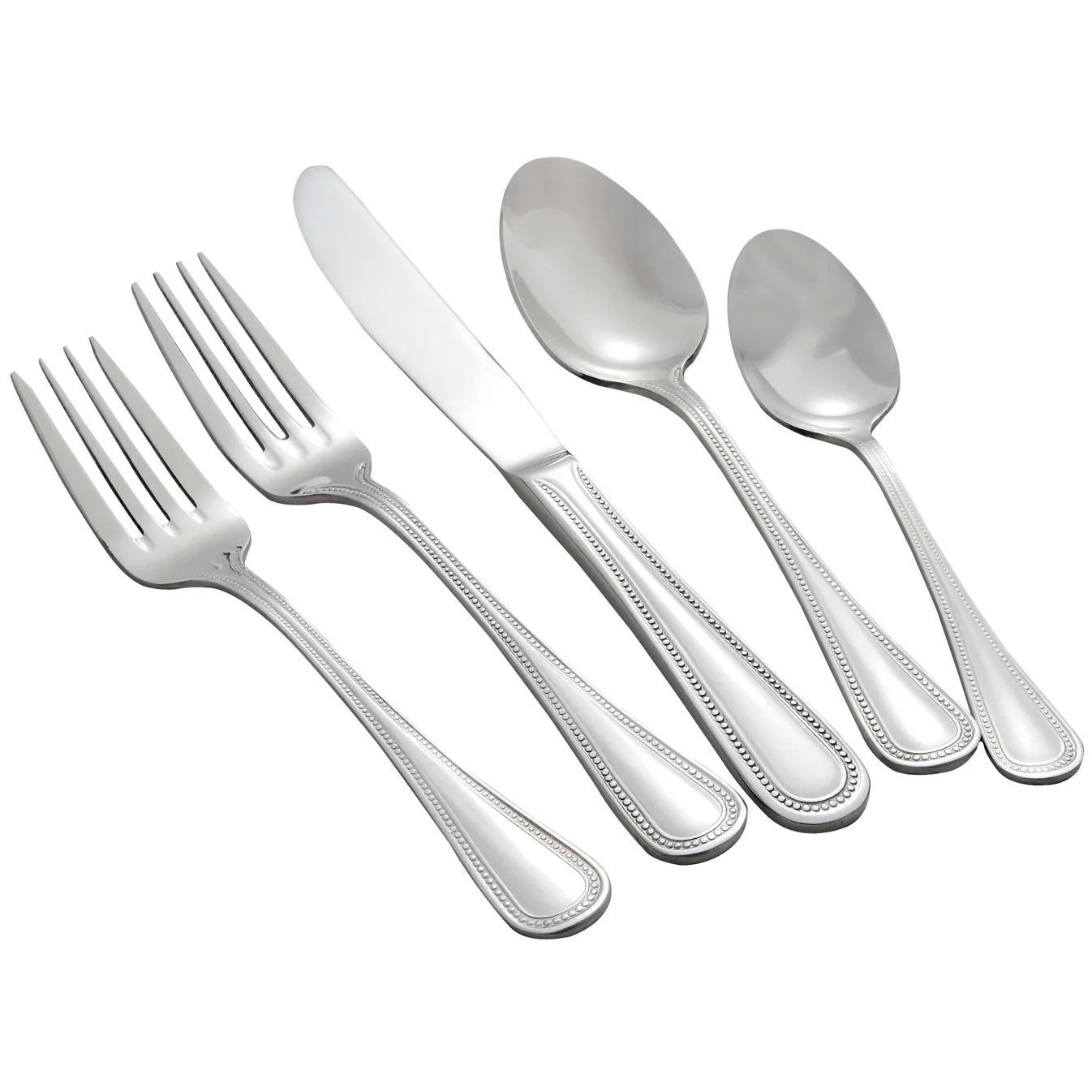 Winco 0036-01 Deluxe Pearl Teaspoon, 6" - Image 2