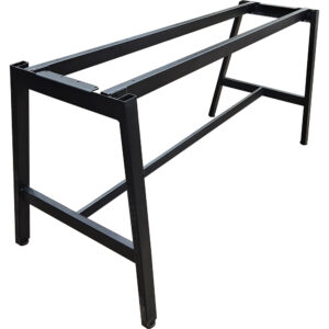 Community Table Base with A-Frame - Black