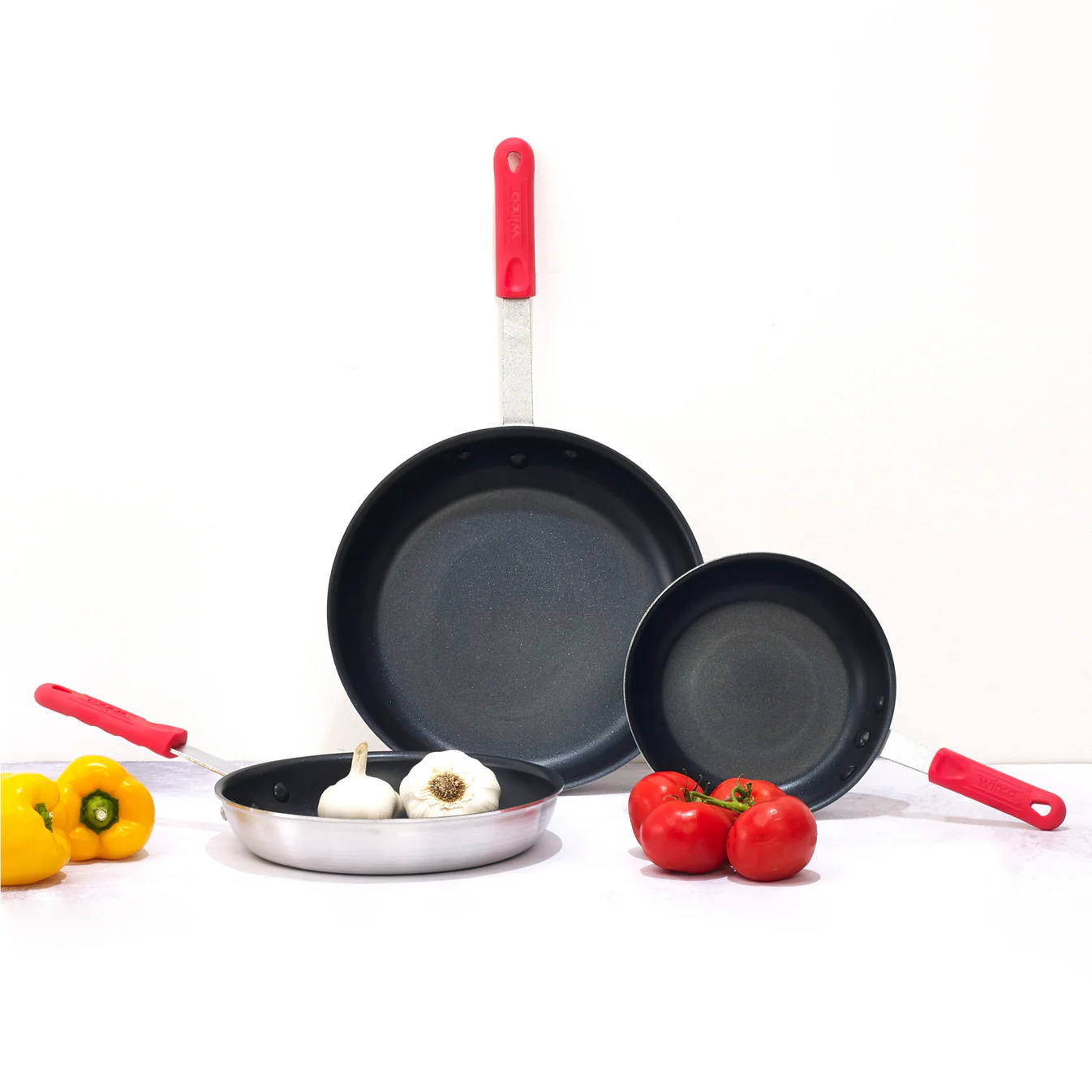 Removable Silicone Pan Sleeve - Red - Image 2