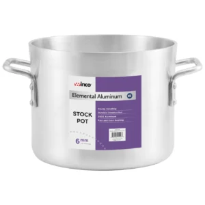 Winco Elemental™ Extra-Heavyweight Aluminum Stock Pots