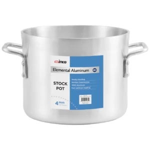 Winco 12 Qt Induction Ready Aluminum Stock Pot
