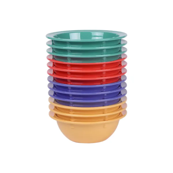 Brazil Collection Melamine Bowls, Bouillon Cups & Ramekins - 12-pc Mix Pack