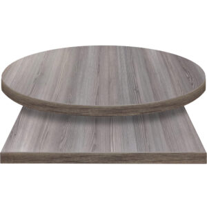 Backwoods PVC Edge Manufactured Table Top - Barn Wood Gray