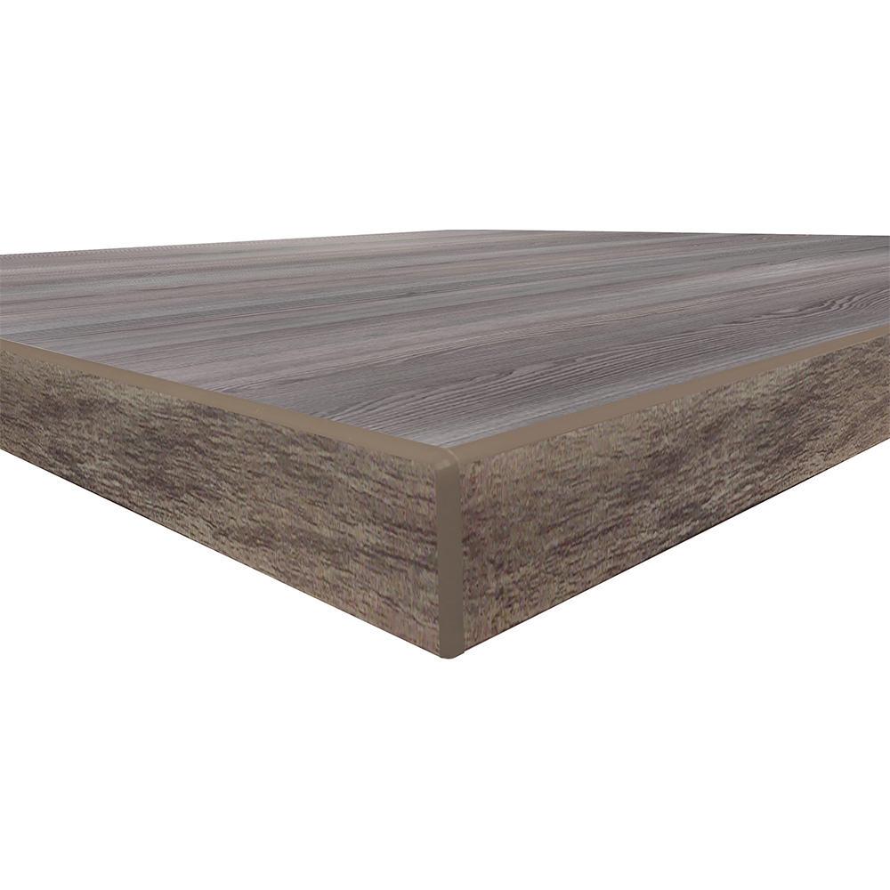 Backwoods PVC Edge Manufactured Table Top - Barn Wood Gray - Image 2