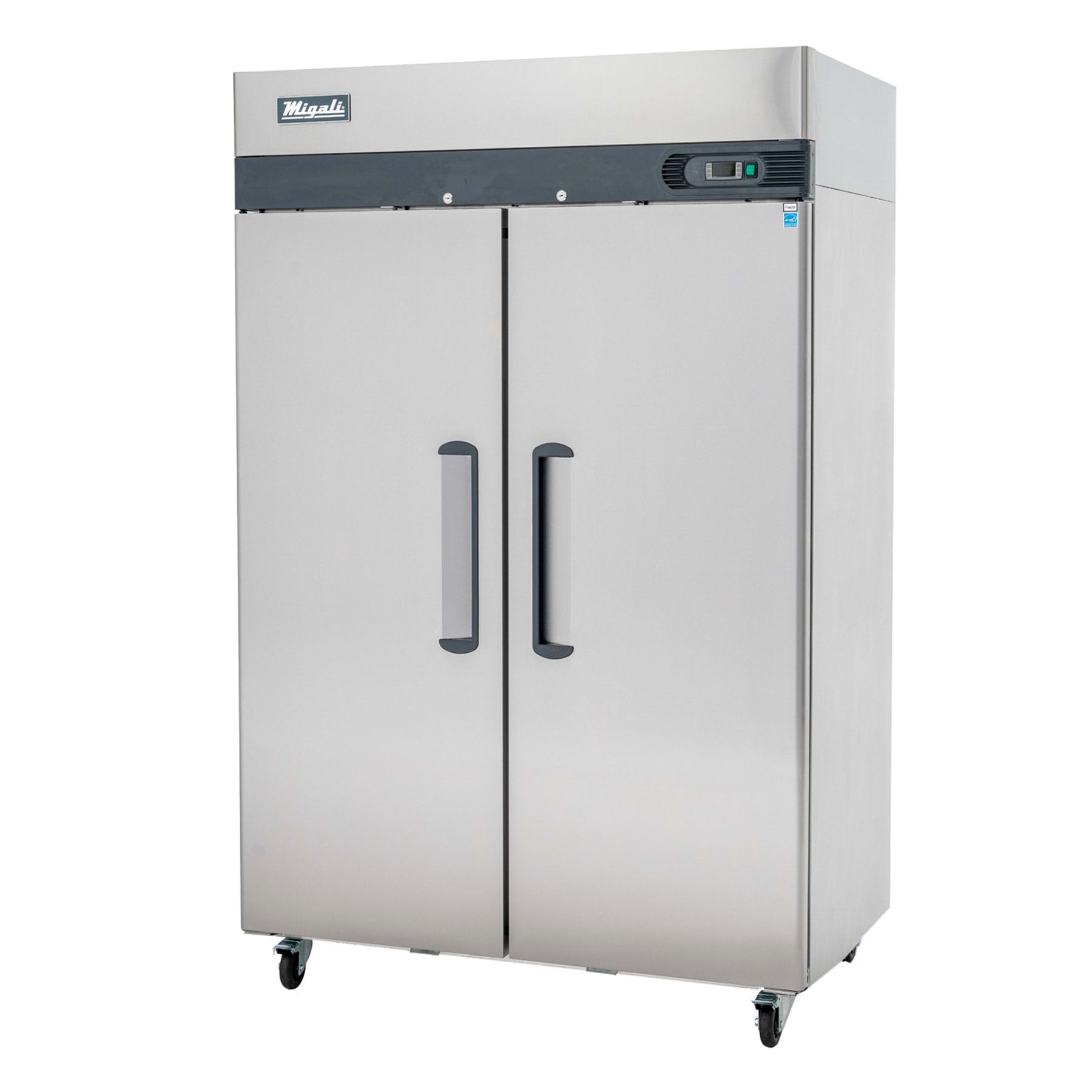 Migali C-2F-HC Competitor Series 2 Door Reach-In Freezer, 49 Cu Ft