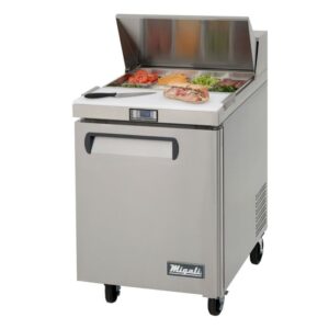 Migali C-SP27-8-HC Competitor Series 27" Sandwich Prep Table, 8 Pans