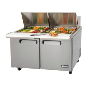 Migali C-SP60-24BT-HC Competitor Series 60" Big Top Sandwich Prep Table, 24 Pans