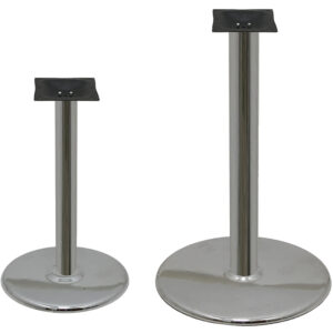 Chrome Plated Stamped Steel Disc Table Base