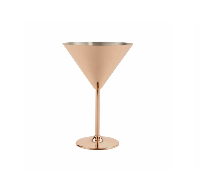 G.E.T. 12 oz. Stainless Steel Martini Glass