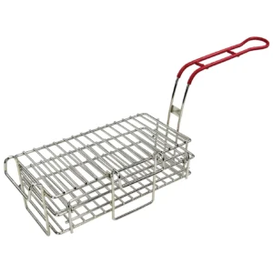 Specialty Fry Basket - 2 Hinged Shelves