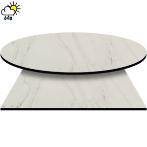 COMPCOR Quick Ship Indoor/Outdoor Table Top - Modern Marble
