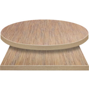 Backwoods PVC Edge Manufactured Table Top - Natural Bamboo