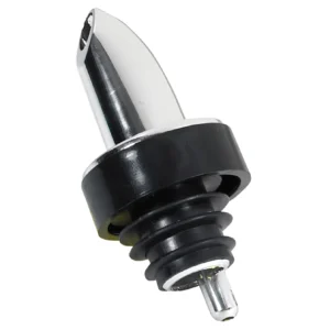 Winco PP-C Classic Chrome Pourer, Black Collar