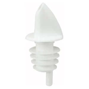 Winco PPR-2W Economy Free-Flow Pourer, White