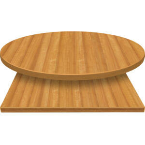 Oak Street 3mm PVC Edge Manufactured Table Top - Planked Deluxe Pear