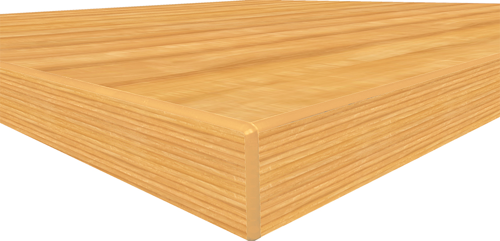 Oak Street 3mm PVC Edge Manufactured Table Top - Planked Deluxe Pear - Image 2
