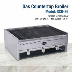 Royal Heavy Duty & Snack Char Rock Gas Broilers - RCB & RSCB Series