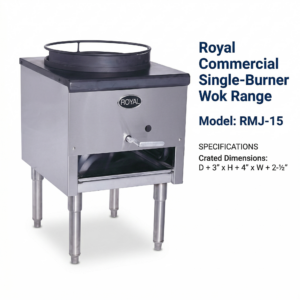 Royal Commercial Gas Wok Ranges & Jet Burners - RMJ & RSPJ Series