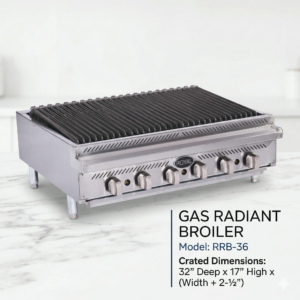Royal Heavy Duty & Snack Radiant Gas Broilers - RRB & RSRB Series