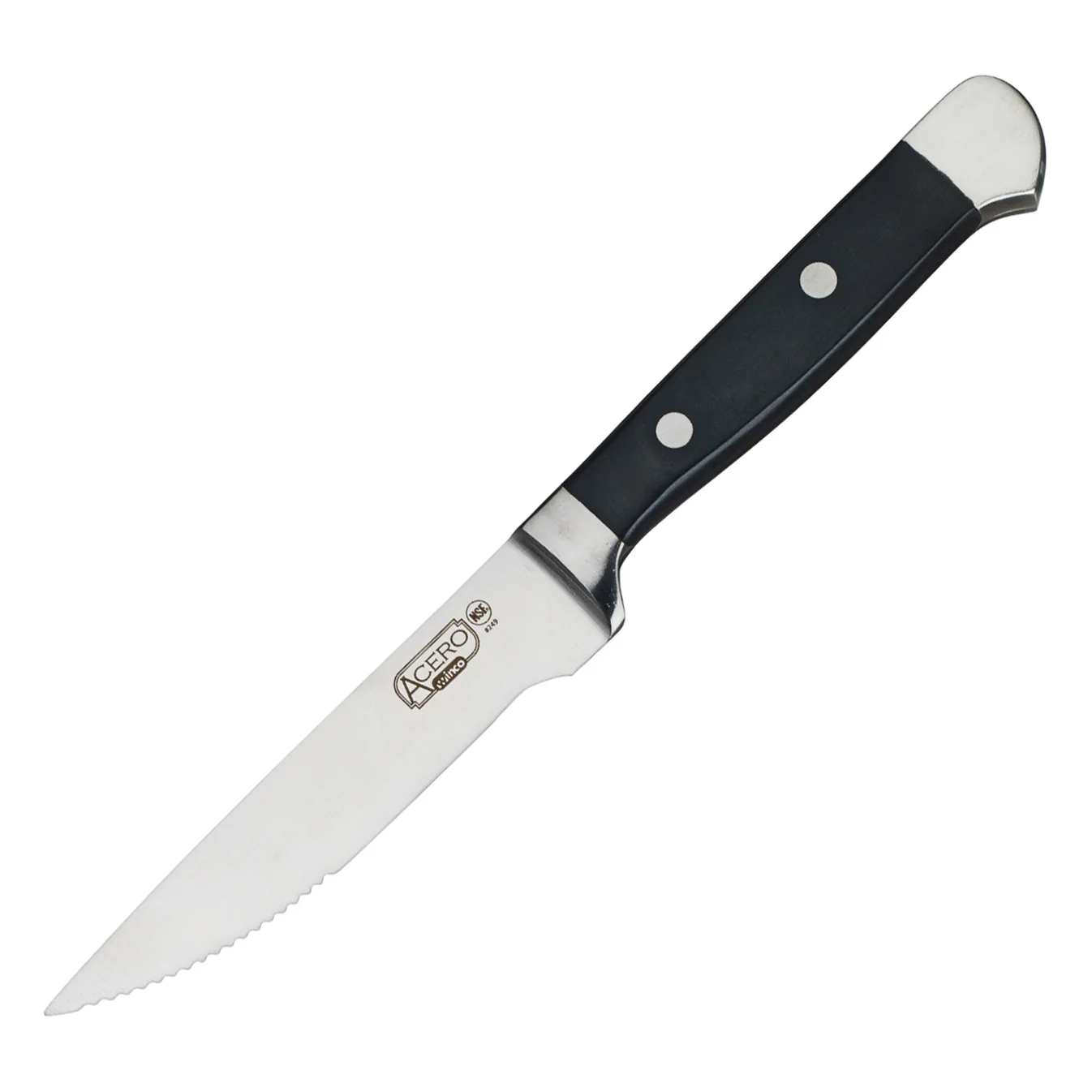 Winco SK-1 Acero Gourmet Steak Knives 4-pc Gift Pack, 5" Blade