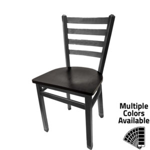 SL2160-SV Silvervein Ladderback Chair