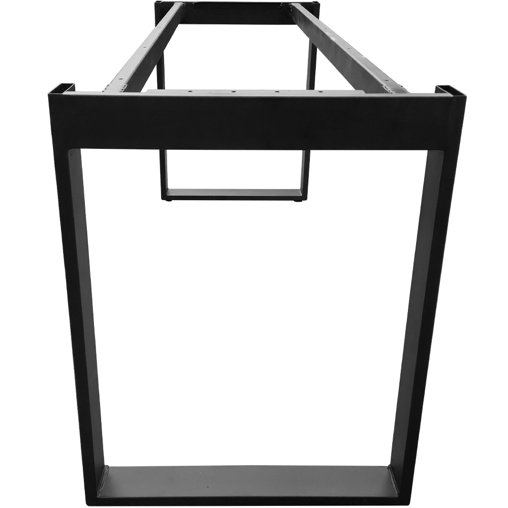 Community Table Base with Square Frame - Black - Image 2