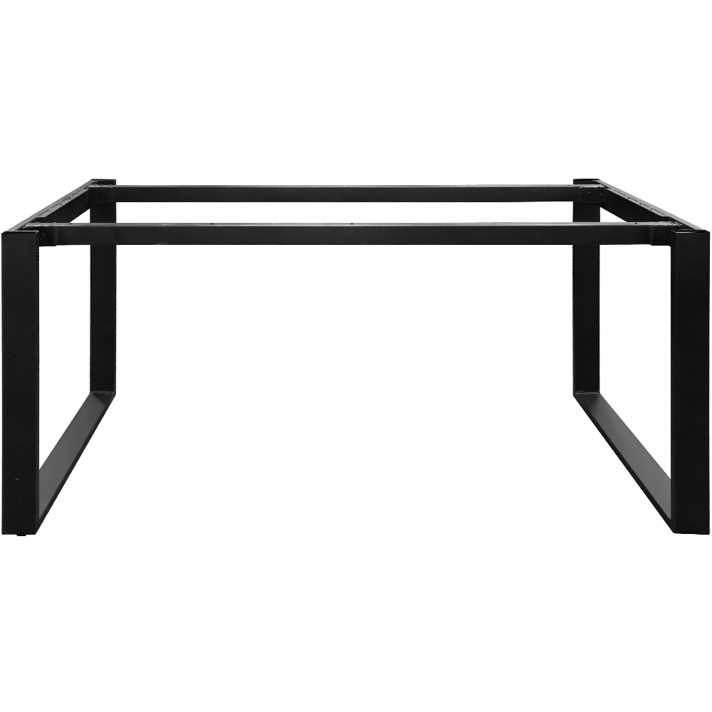 Community Table Base with Square Frame - Black - Image 3