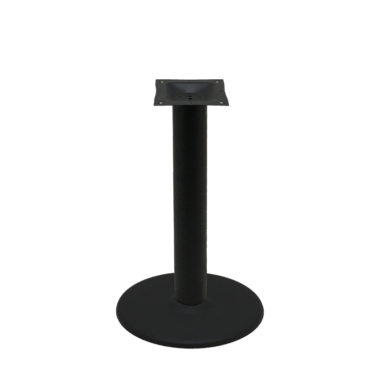 Table Base with 22" Disc - Black Stamped Steel - Image 5