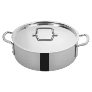 Winco Tri-Gen Tri-Ply Stainless Steel Braziers with Covers