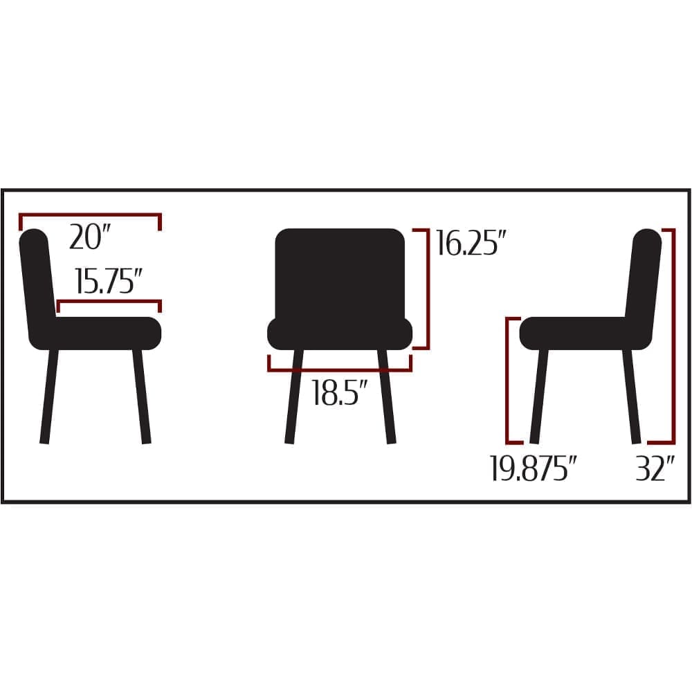 Amata Chair with Tufted Bucket - Image 2