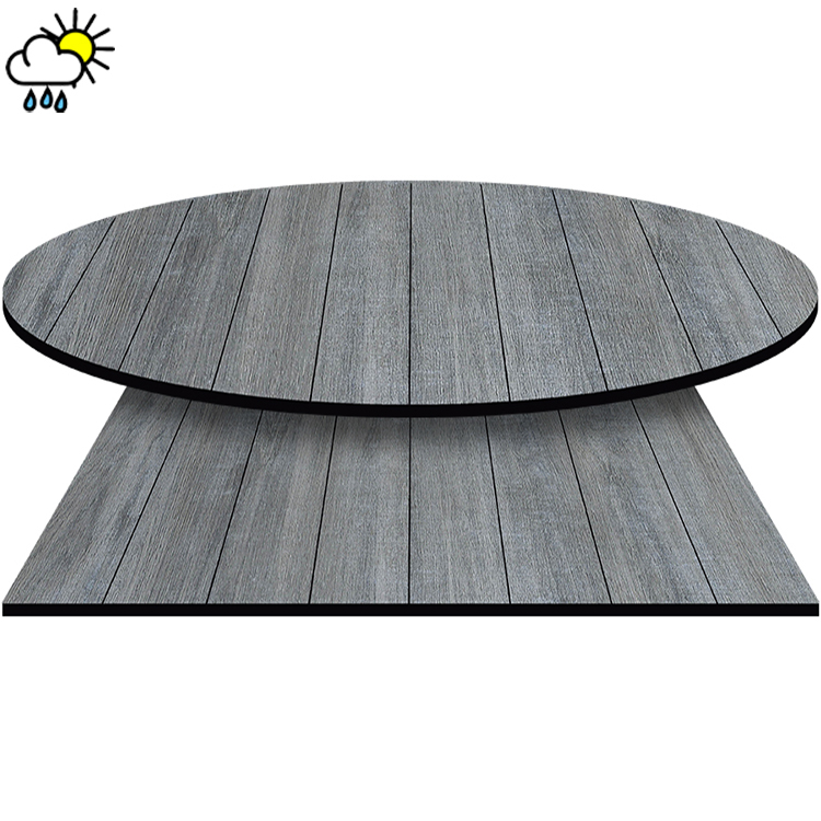 COMPCOR Quick Ship Indoor/Outdoor Table Top - Weathered Pewter