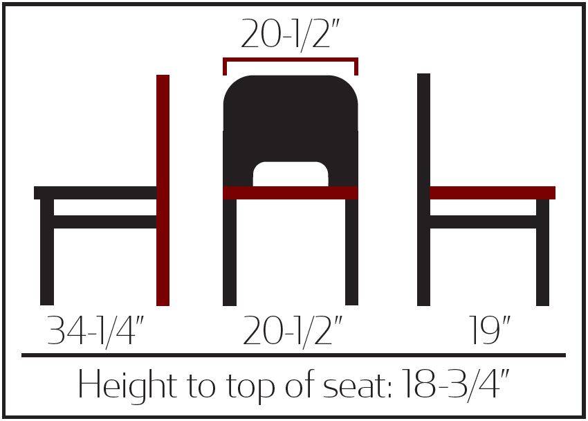 CW-0439 Aurora Chair - Natural Beech Wood with Solid Back & Black Vinyl Seat - Image 2