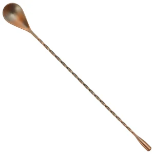 Winco BABS-12AC Antique Copper Bar Spoon, 12"