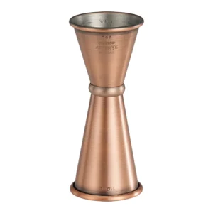 Winco BAJ-8AC Antique Copper Jigger, 1 oz & 1-1/2 oz