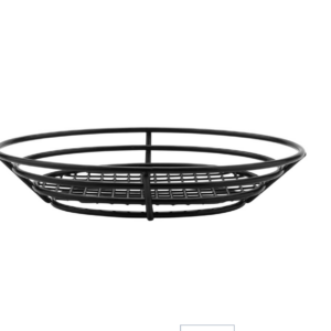 PE-Coated Oval Basket with Raised Grid Base