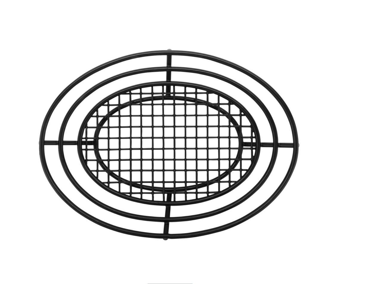 PE-Coated Oval Basket with Raised Grid Base - Image 2
