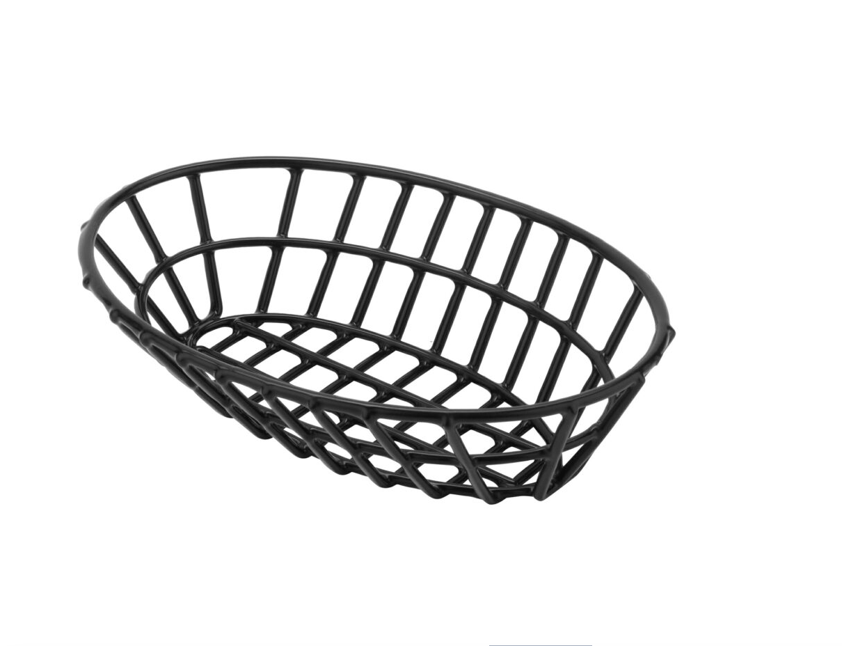 PE-Coated Oval Grid Basket