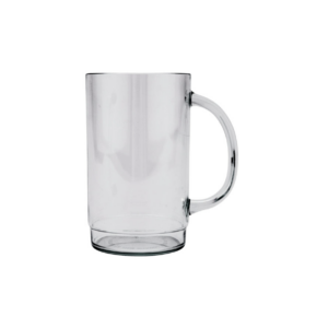 Classic Paneled Base Clear Beer Mug
