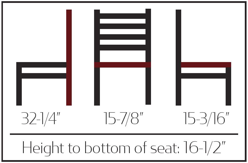 CM-234W Metalwood Ladderback Chair - Driftwood Finish - Image 2