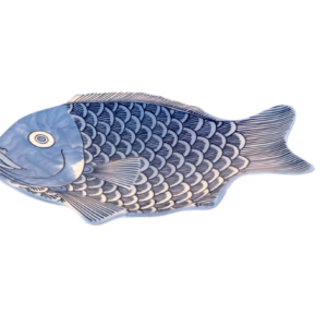 Blue Melamine Fish Platter