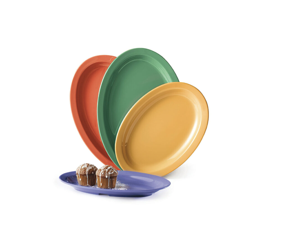 Mix Colors Melamine Oval Platter