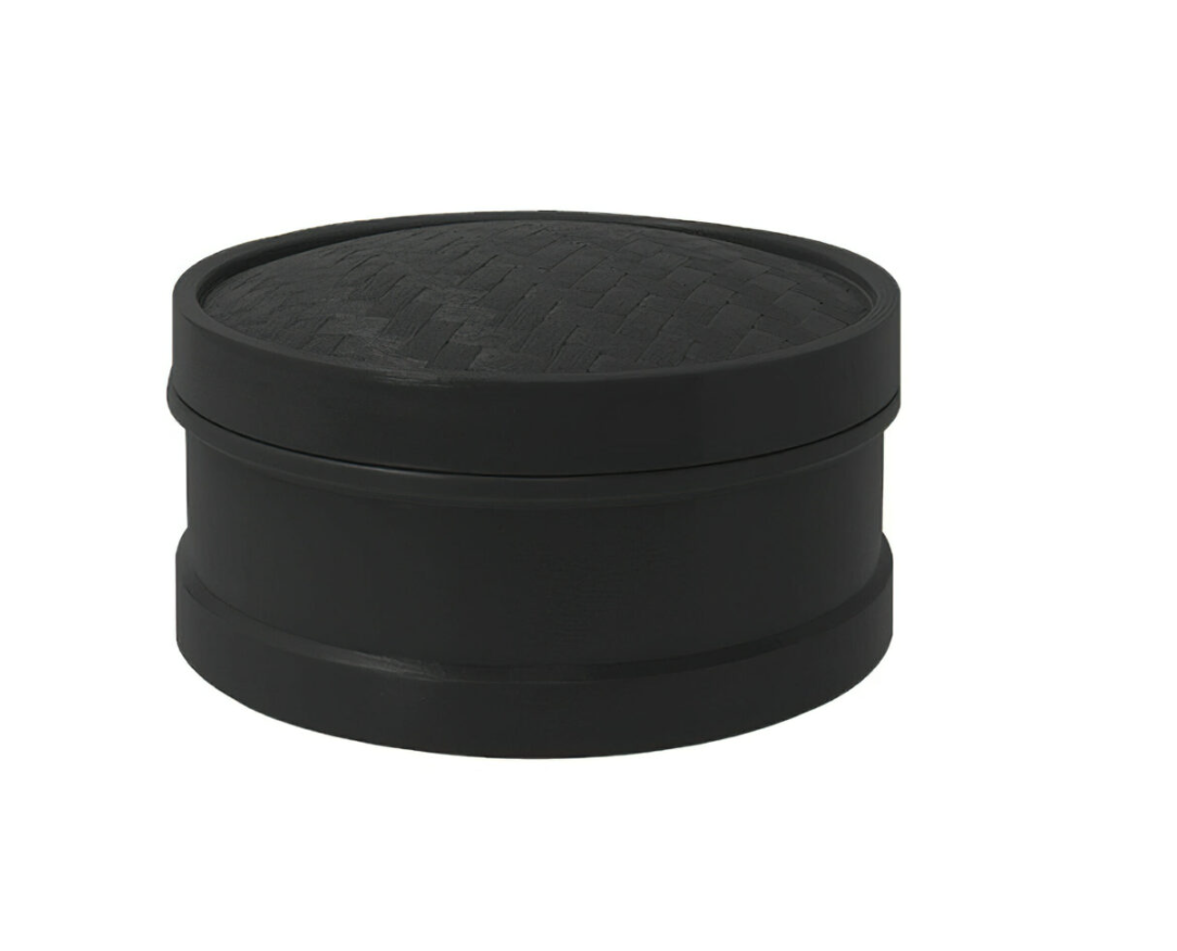 Black Melamine Steamer Set