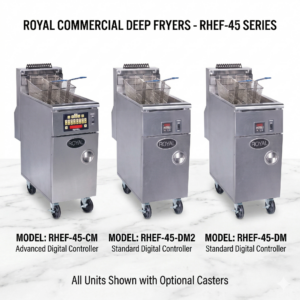 Royal High Efficiency Commercial Deep Fat Fryers - RHEF Series