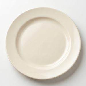 Diamond Ivory Melamine Plates and Oval Platters