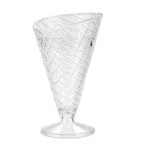 Dessert Time Clear Waffle Cone Dessert Cup
